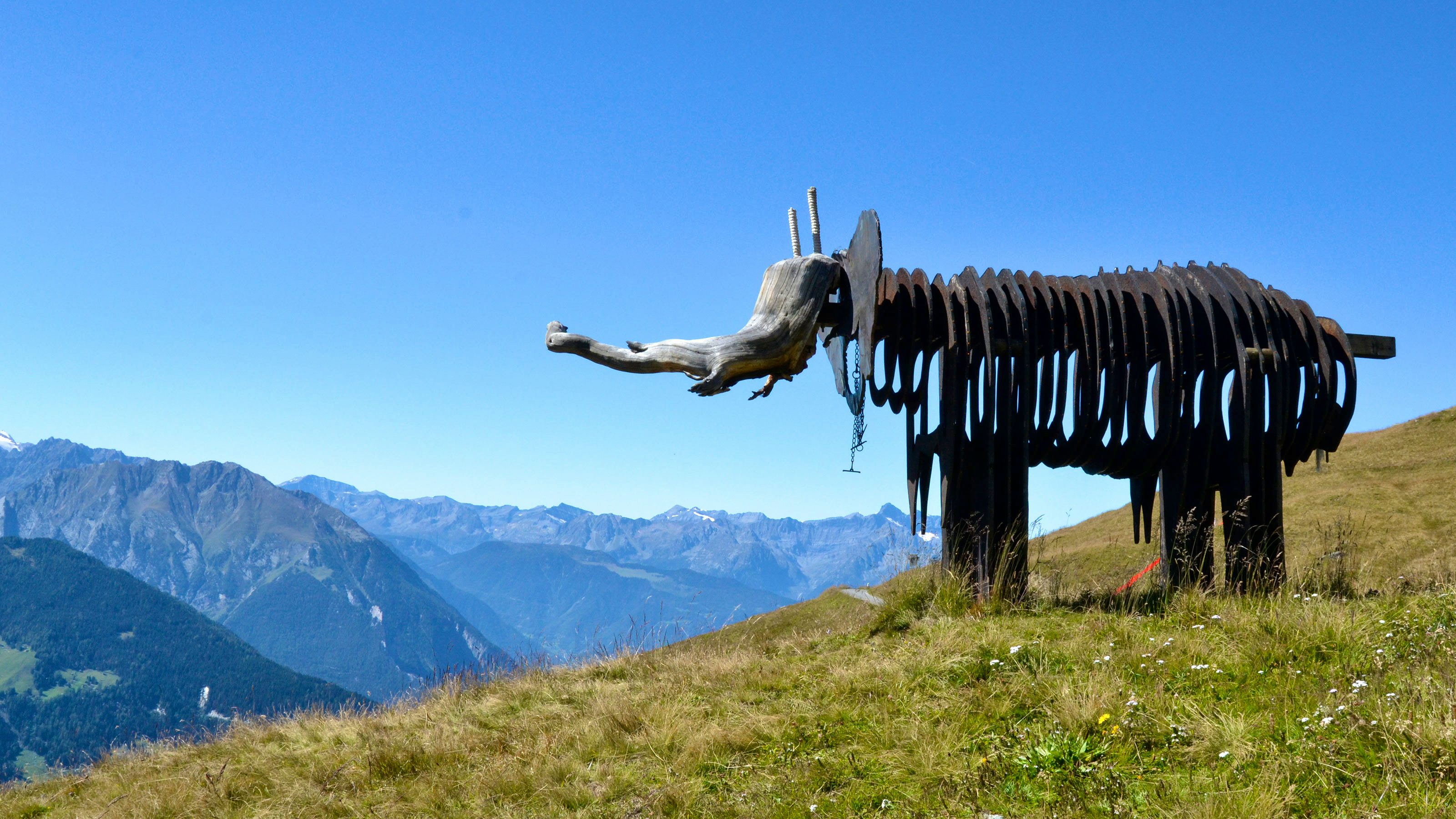 Bild des 3-D-Skulpturenparks.