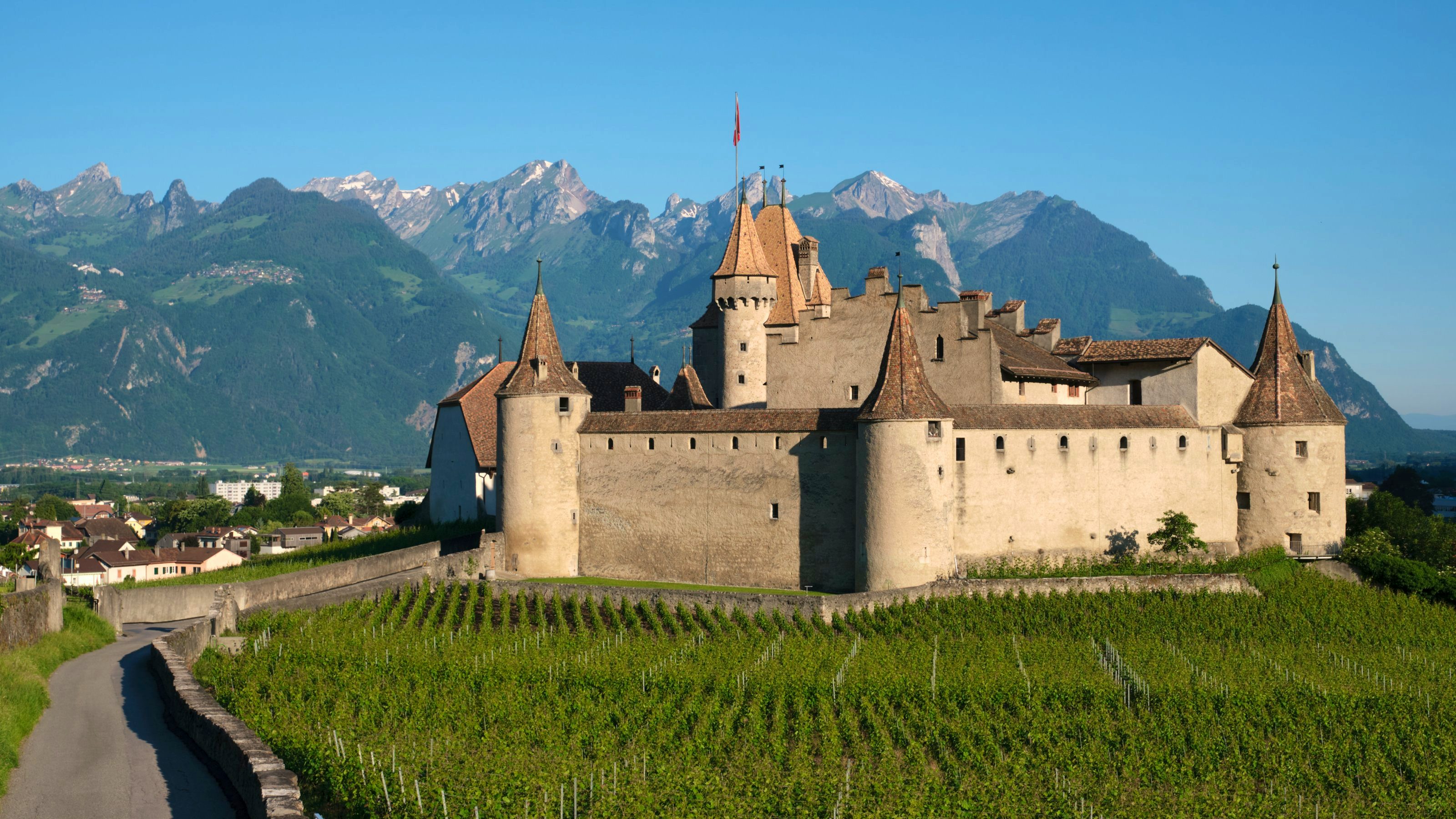 Une photo du Château d’Aigle.